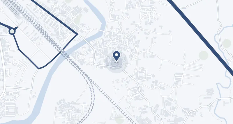 Map of the area around the India office at Flat C-307, S. No. 137, 138 & 141, The Pearl CHS, Vichumbe, Panvel, Maharashtra 410206, with a pin at the office